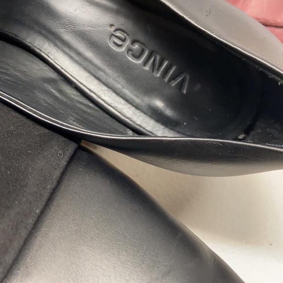Vince. Leather Pointy Heels - Picture 8 of 9